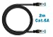 Produktbild Netzwerkkabel CAT6 - 2,00 Meter - schwarz