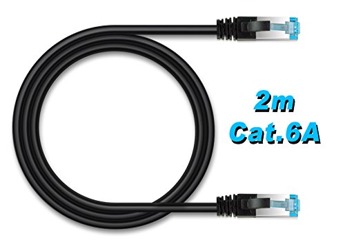 Preisvergleich Produktbild Netzwerkkabel CAT6 - 2,00 Meter - schwarz