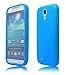 Price comparison product image Samsung Galaxy S4 i9500 (Blue) Complete Front & Back Tpu Jelly Rubber Gel Skin Case Cover