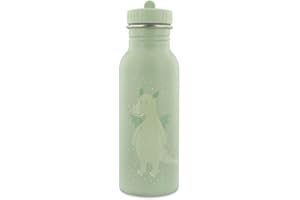 Trixie - Botella para niños de acero inoxidable 500 ml (Mr. Dragón)