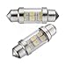 Price comparison product image SODIAL(R) 2X Pure White 6 SMD 1210 LED 31mm Car Interior Festoon Dome C5W Light Lamp Bulb
