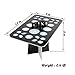 Eggsnow Makeup Brush Tree Holder Organizer Collapsible Air Drying Tower Tree Rack(26 Hole )