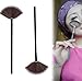 Shoolo 1 Pcs Fan Shape Makeup Cosmetic Brush Blending Highlighter Contour Face Powder