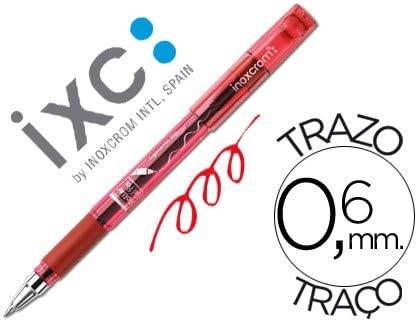 Inoxcrom Excellence Gift Boxed Pen – Roller Long Gel Office Campus 0.6 mm red