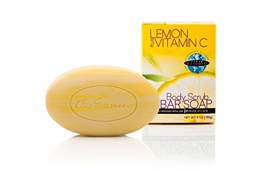 Clear Essence Lemon Plus Vitamin C Body Scrub Soap 150g
