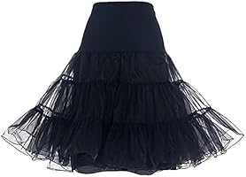 Dresstells 1950 Petticoat Reifrock Unterrock Petticoat Underskirt Crinoline f&uuml;r Rockabilly Kleid
