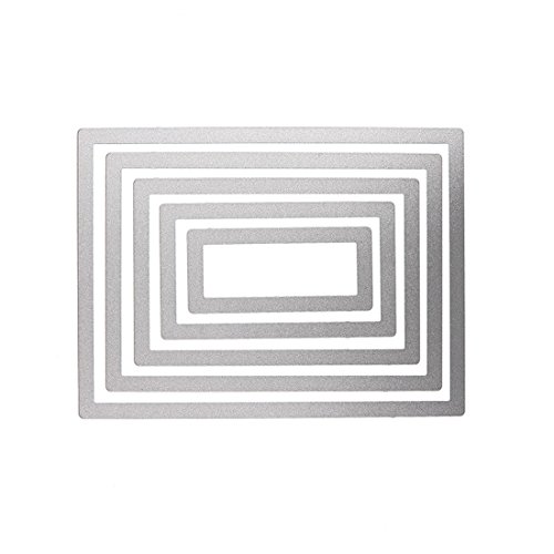 Souarts Stanzschablonen Metall Schneiden Schablonen für DIY Scrapbooking Album Schneiden Schablonen Papier Karten Sammelalbum Dekor - 2