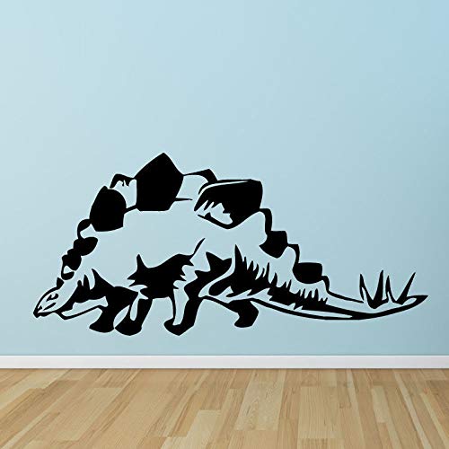Preisvergleich Produktbild Kinder Stegosaurus Dinosaurier Wandaufkleber für Kinderzimmer Jungen Vinyl Tapete Aufkleber Babys Schlafzimmer Poster 90x42 cm
