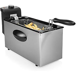 Tristar - FR-6902PR - Friteuse inox 3 litres - Zone froide - 2 000 W - Panier inox