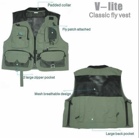 river peak V-Pro simple vest L size for fly fishing