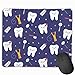 Produktbild Happy Teeth Personalized Design Mauspad Gaming Mauspad with Stitched Edges Mousepads, Non-Slip Rubber Base, 300 x 250 x 3 mm Thick - Best Gift Idea