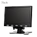 Produktbild Haihuic 7-Zoll-LCD-Monitor HD 800x480 Digital-TFT-Farbbildschirm HDMI/VGA / AV-Eingang Car PC Monitor für Auto Rückansicht, CCTV, Home Security mit Fernbedienung