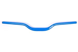 Eastern Bikes Nighttrain MTB Mounatin Bike Handlebars, Lightweight T6-6061 Alloy Construction, 2" Rise (Blue)
