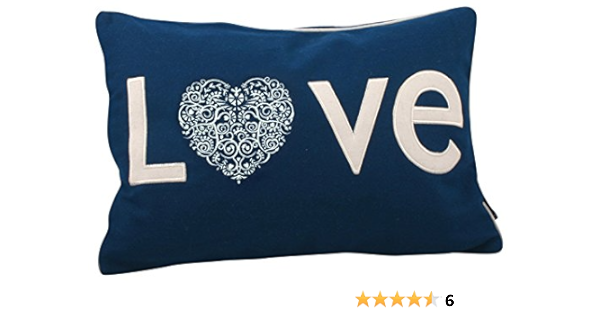 navy rectangle cushion