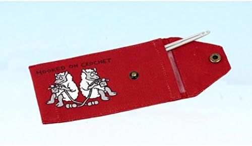 Vanessa Bee Hooked on Crochet Hook Holder Bright Red