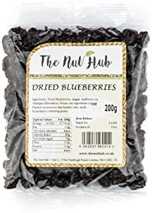 DRIED BLUEBERRIES WHOLE DRIED BERRY NATURAL SUPERFOOD 100g 200g 500g 1KG + FREE DELIVERY (100g)