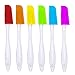 Produktbild ceciinion Silikon Backform Spatel – 17,8 cm (Set von 6) Löffel Stil Spülmaschinenfest Langlebig Jar Zuckerguss Schaber Butter Mixer Küchenutensilien Küche Kochen Gadget und Backformen Werkzeug für Kuchen dekorieren...