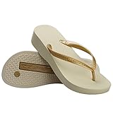 mujeres nadando en el mar  Hotmarzz Chanclas para Mujer Zuecos Sandalias Plataforma Cuña de Verano Playa Size 40 EU, Beige