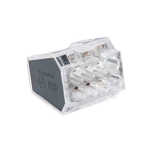 Gardner Bender8-Port Push-in Wire Connectors, Stainless Steel, White