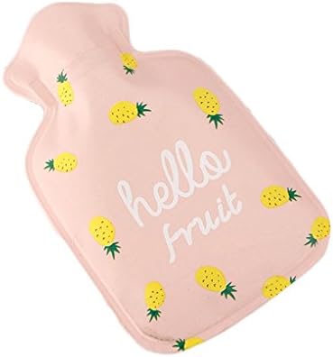 RUIIO Children Students Winter Cute Small Hand Warmer Mini Hot Water Bottle Warm Hand Bag (Pineapple)