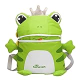 mochila escolar infantil Rana para niños y niñas y estudiantes,QinMM Bolsa dibujos animados...