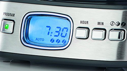 AEG Kaffeemaschine PremiumLine KF 7500 (LCD-Display, programmierbarer Timer, 1,25 Liter Glaskanne, Warmhaltefunktion, Abschaltautomatik) gebürstetes Edelstahl - 5