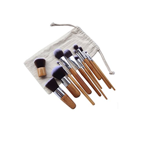 Pure Vie® 11 Stück Make Up Pinsel + 15 Farben Concealer Abdeckcreme Camouflage Palette Cover Abdeck Makeup - 4