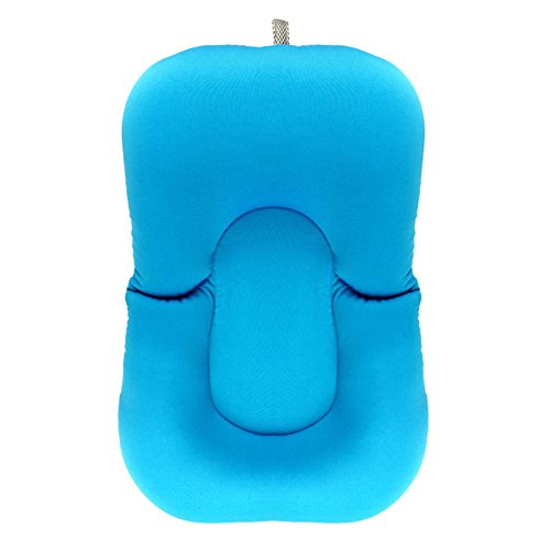 Preisvergleich Produktbild Pueri Antirutsch Badewannen Matte Sicherheits Schwamm Rutschfeste Badewannenmatten für Kinder (blau)