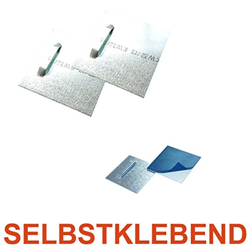 Haftbleche / Spiegelaufhänger SET (+ Abstandhalter) - 4
