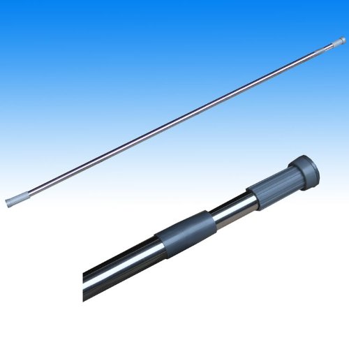 Preisvergleich Produktbild EDELSTAHL 140cm x 260cm DUSCHVORHANGSTANGE DUSCHSTANGE TELESKOPSTANGE