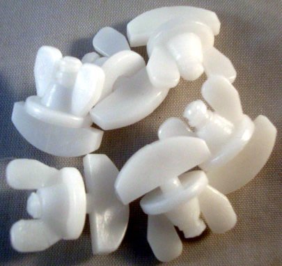 Preisvergleich Produktbild 10 Zwischenfeststeller für Gardinenschienen, Feststeller, Endfeststeller, Stopper, Gardinenstopper