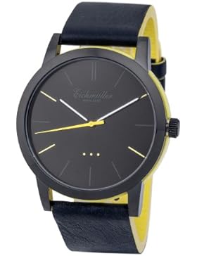 Eichmüller em-4004–03Uhr Unisex, Leder-Armband Schwarz