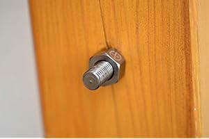 GEO-VERSAND Geocaching Geocaching Logo Vert Black Magnetic Screw with Eck - Including Washer and Logstreifen Rite in the Rain - Secret Stash