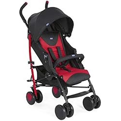 Chicco Echo Silla de paseo, ligera y compacta, soporta hasta 22kg, color rojo