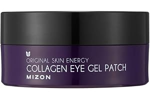 ‎MIZON [MIZON] COLLAGEN EYE GEL PATCHES (x60) Meereskollagen, Augenklappe für geschwollene Augen, Augenringe, Tränensäcke, Faltenpflege, feuchtigkeitsspendend, Hautelastizität, koreanische Kosmetik