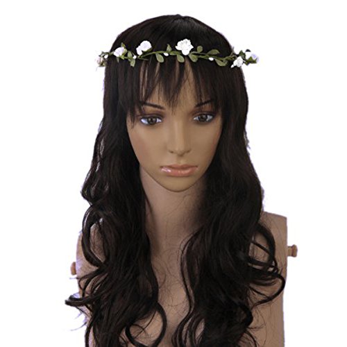 ROSENICE Blume Kranz Stirnband Garland Blumen Haarband Braut Bridemaid Foto Prop Hochzeit Zubehör - 3