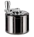 Golden Bell 4 Piece 2" Tobacco Spice Herb Weed Hand-cranked Grinder - Nickel Black RS.2061.00