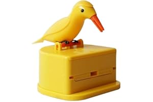 Hehglng Small Bird Automatic Toothpick Dispenser Toothpick Container Toothpick Holder Storage Box Press Type Fun Practical Gift for Home, Table, Party, Hotel, Toothpick Holders for Children Parents