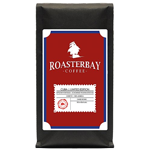 Roasterbay Premium Kaffee aus Kuba 400g | Gourmet - Ganze Bohne - Röstkaffee | 100% Arabica | schonende Trommelröstung aus fairem Handel | wenig Säure