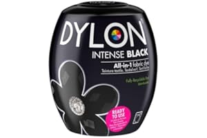 BARGAINSTORE Washing Machine Dye Pod Intense Black Permanent Dyes-Up Fabric Powder 350gClothes Soft Furnishings Jeans Towel All-in-One