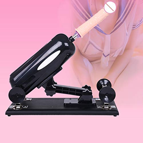 Preisvergleich Produktbild Missgama Automatische Erwachsene Maschine, luxuriöse elektrische leistungsstarke einziehbare Maschine Multi-Winkel einstellbar vibrieren Vibration Erwachsene Spielzeug schwarz