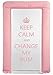 Girls Deluxe PVC Change/Changing Mat - Pink 'KEEP CALM & CHANGE MY BUM'