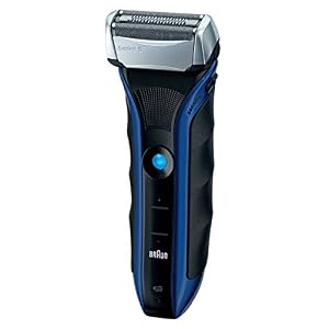 Braun Series 5 530S/Electric Foil Shaver, Precision Trimmer & Wireless Razur/Fully Washable/High Capacity Li-ion Battery with Protective Travel Case/Black/Blue - Image 2