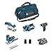 Produktbild BOSCH Kit 12V BMKB4-28AD2 (GKS 12V-26 + GST 12V-70 + GHO 12V-20 + GSR 12V-15 + 2 x 2,0 Ah + GAL1230CV + HDBAG)
