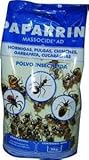Aplicación por espolvoreo MASSOCIDE Polvo insecticida contra hormigas, pulgas, chinches, garrapatas y cucarachas. 1 kg