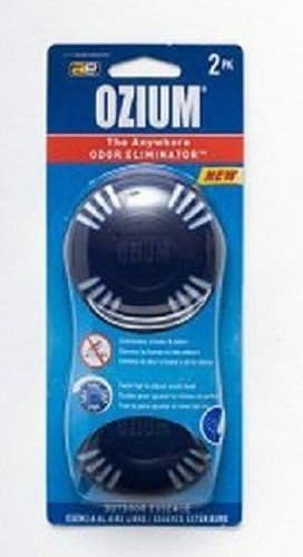 Ozium Smoke &amp; Odors Eliminator Disk. Home, Office and Car Air Freshener, Outdoor Essence Scent - by Kraco