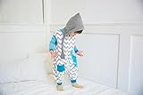 Vaenait Baby 80-110 Jungen Ultrasoft Mikrofaser Schlafsack dicke Decke fuer Winter Microfiber Papa Dino - 8