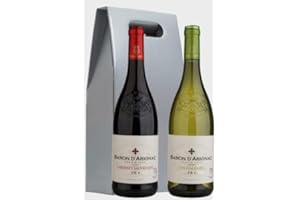 K & L WINES & SPIRITS French Twins Wine Gift - Le Grand Baron Red and White Wine Gift Pack
