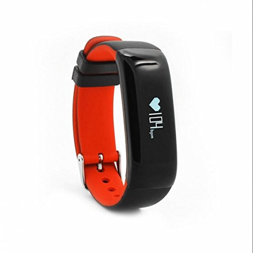 Preisvergleich Produktbild 2017 Neuerscheinung Smart Fitness Armband mit Pulsmesser,Schrittzähler,Aktivitäts... Alert,Remote Shoot,SMS Anrufe Reminder für iPhone Samsung iOS und Android Smartphones