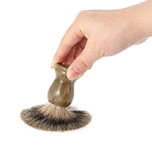 Anself Professional Pure Badger Hair Shaving Brush Barber Salon Resin Handle Shaving Razor Brush Men Facial Beard… - Image 4